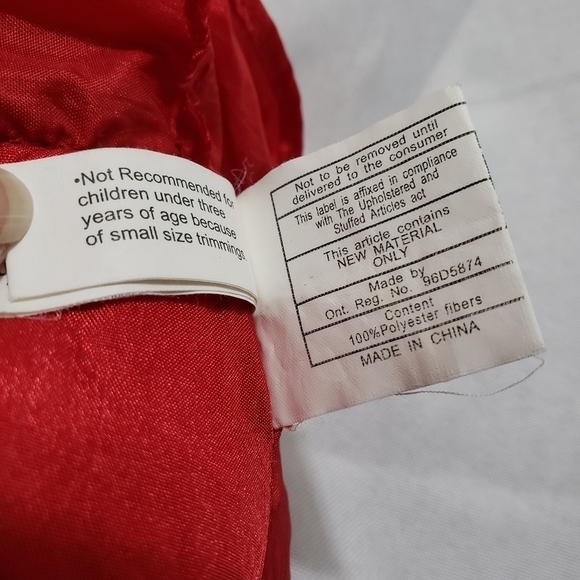 Vintage Nylon Santa Claus Stuffed Toy Year 1998 International Silver Co 9 Inch - Picture 9 of 10